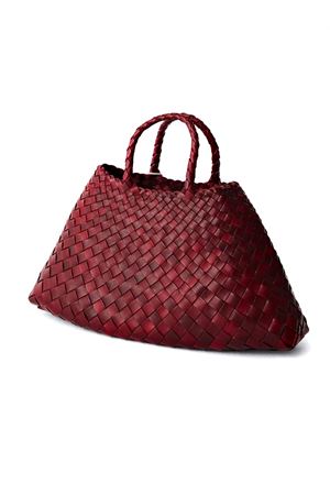 Bordeaux Santa Croce small tote bag DRAGON DIFFUSION | 8893BORDO